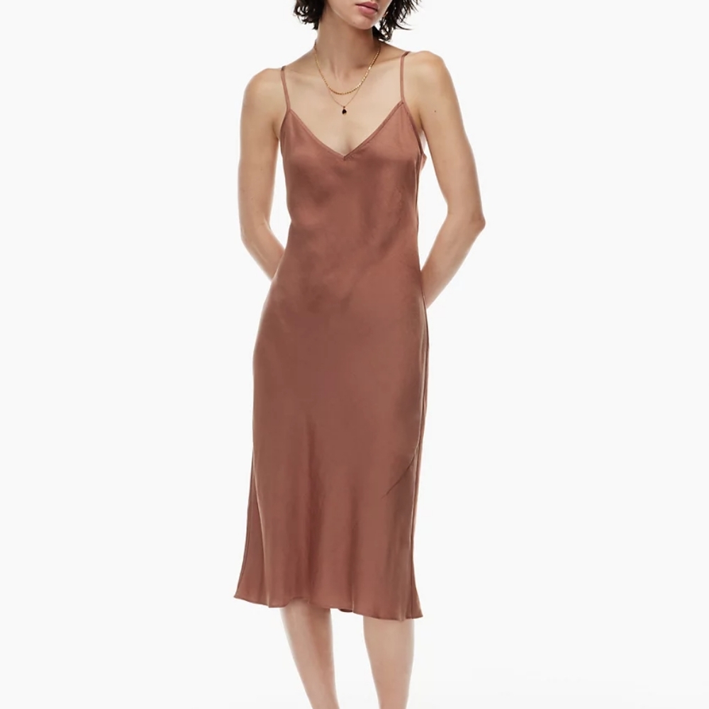 BNWT Aritzia Wilfred Only Slip Midi Dress
